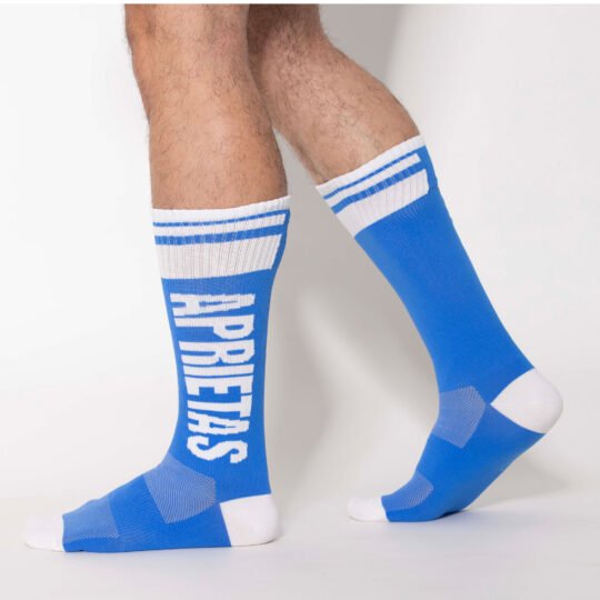 APRIETAS?* LETTERS SOCKS AZULES