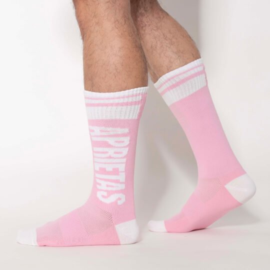 APRIETAS?* LETTERS SOCKS ROSADAS